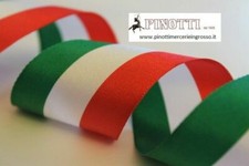 NASTRO IN TESSUTO TRICOLORE CM