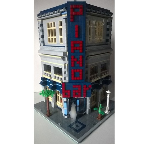 Edificio modulare piano bar - edificio, modulare: