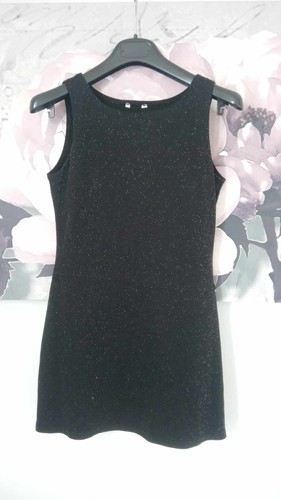 Abito nero elasticizzato zara - abito,