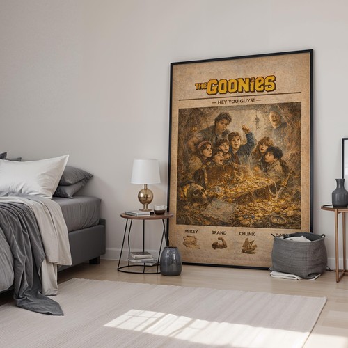 Stampa film the goonies retrò - stampa,