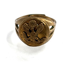 Anello vintage stemma aquila