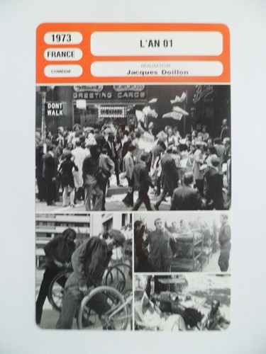 Carte fiche cinema - fiche, 1973