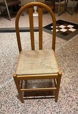 Sedie in legno con seduta in