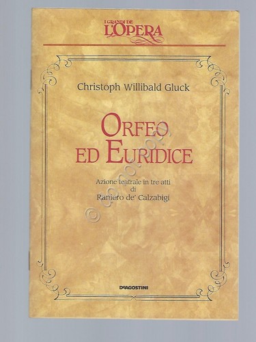Orfeo eurinice gluck - ed,