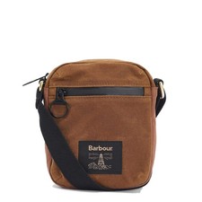 Borsa a tracolla Barbour Field Wax marrone/nero