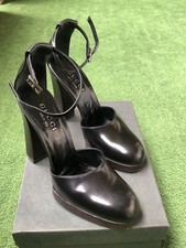 Scarpe Gucci donna tacco alto pelle nera 37