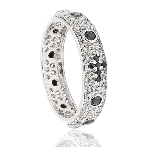 Anello rosario pave zirconi - pave',