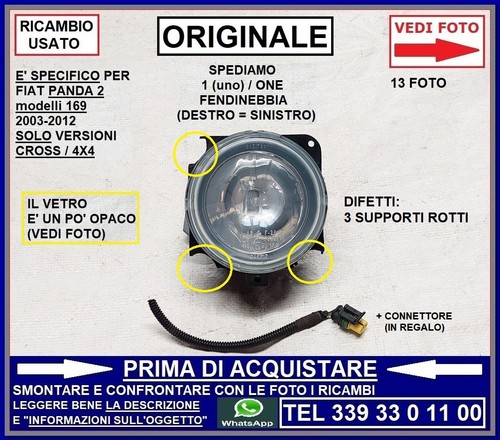 Faro fanale fendinebbia - fanale,