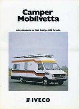 BROCHURE DEPLIANT IVECO CAMPER MOBILVETTA FIAT DAILY OM GRINTA