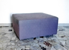 Pouf azzurro tessuto Divani&Divani