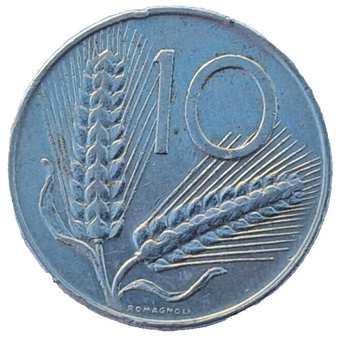 Moneta lire 1974 - 10,