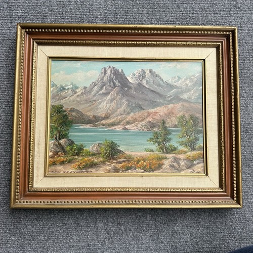 Karl von weidhofer - olio, su