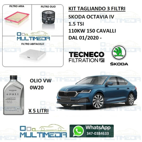 Kit tagliando filtri olio - kit,
