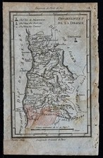 1793 - Drôme - Carta Molto