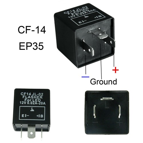 Relè 3pin frecce led - cf-14,