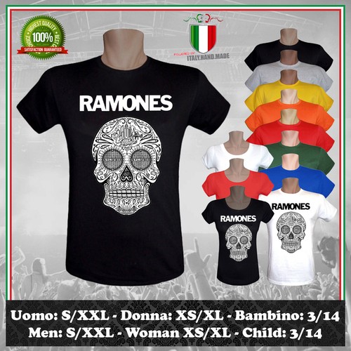 Shirt ramones skull - t-shirt,