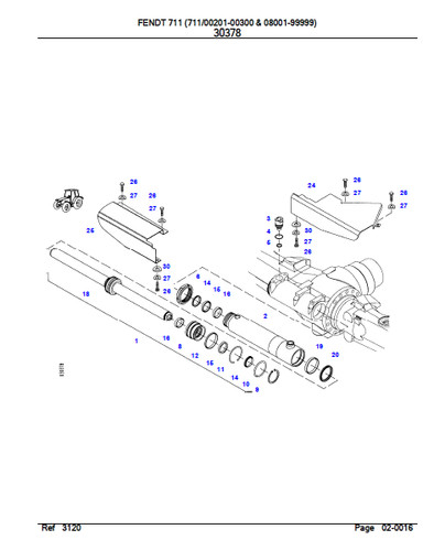 Catalogo ricambi trattore