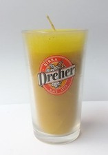 60104 Bicchiere Candela pubblicitaria "Birra Dreher" birra dal 1773