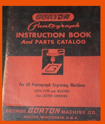 Gorton pantografo incisione - gorton,