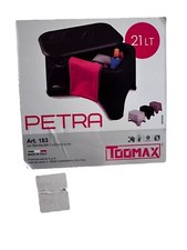 Toomax - Tavolino Petra bianco in plastica con coperchio - cm 59x39x36h