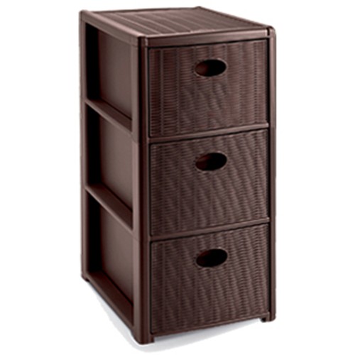 Cassettiera slim moka - a, 3