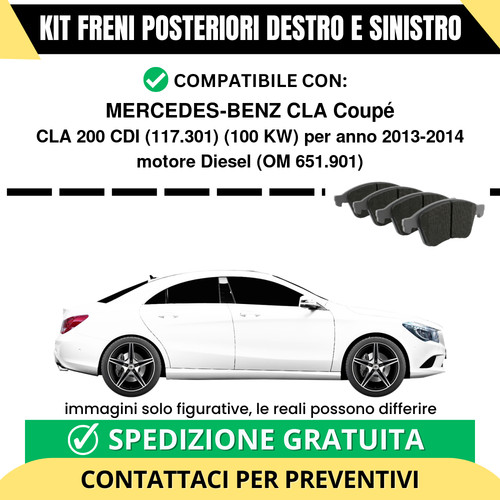 Pastiglie freno posteriori - freno,