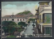Cartolina Capo D'Orlando Via G. Amendola e Municipio UB109