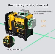 LIVELLA LASER DeWALT DC089LG 12 Linee 3x360 gradi BATTERIA 12V+CARICATORE