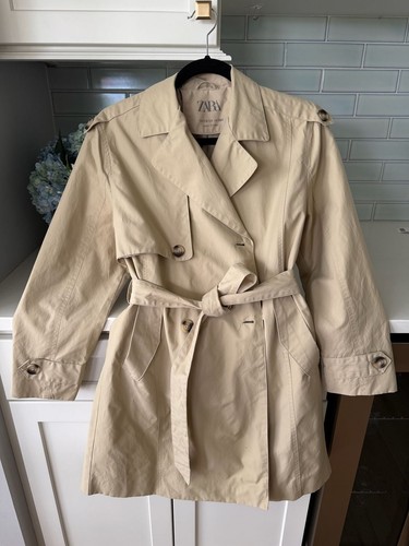 Trench cappotto zara beige - zara,