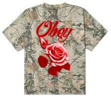 T-Shirt Obey Airbrushed Rose