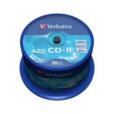 Verbatim 52 x CD-R AZO 700MB Vasca con mandrino in cristallo da 50 dischi