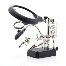 Supporto Terza Mano Con Lente