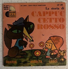 Cappuccetto Rosso Libro + Disco Rarità!