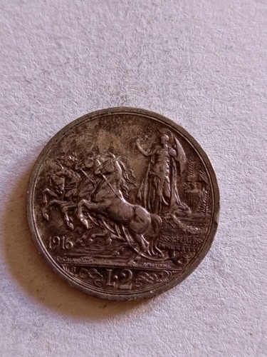 Lire 1916 quadriga briosa - lire,
