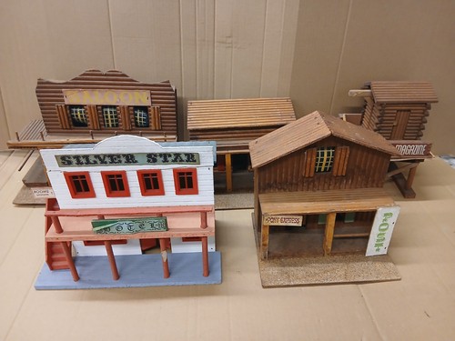 Raro villaggio western anni - villaggio,