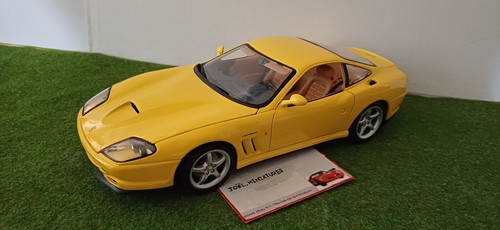 Ferrari 550 maranello jaune - ferrari,