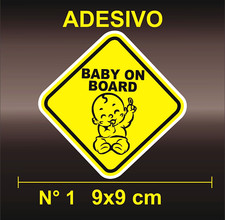 Adesivi Sticker BABY ON BOARD