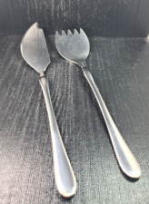 morinox coppia posate pesce a servire acciaio inox 18/10 made in italy