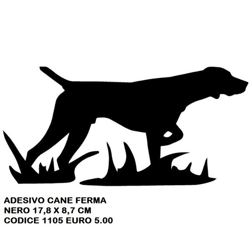 Adesivo caccia cane - caccia, +