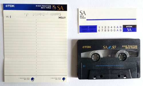 Tdk sa50 musicassetta - mc, 50