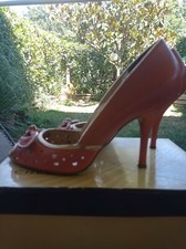 Scarpe da donna tacco alto Guess traforate decoltè primavera estate  fiocco 39