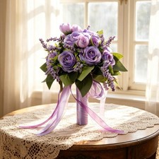 Bouquet di rose fiori in seta