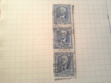 Marche da bollo Regno d'Italia 1940 Imposta sull'Entrata 5 cent. (3 pz) usate