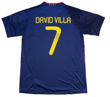 Maglia David Villa firmata