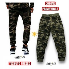 PANTALONE MILITARE COTONE
