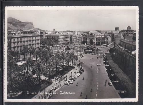 Cartolina palermo piazza - palermo,