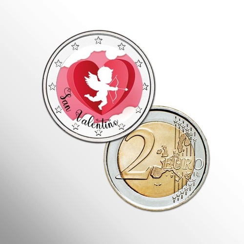 Euro san valentino - 2€,