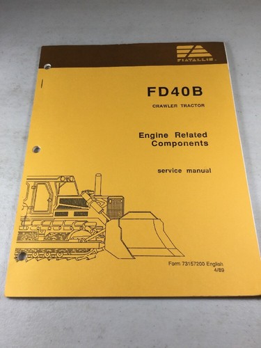 Fiat allis fd40b dozer - fiat,