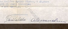Lettera manoscritta e