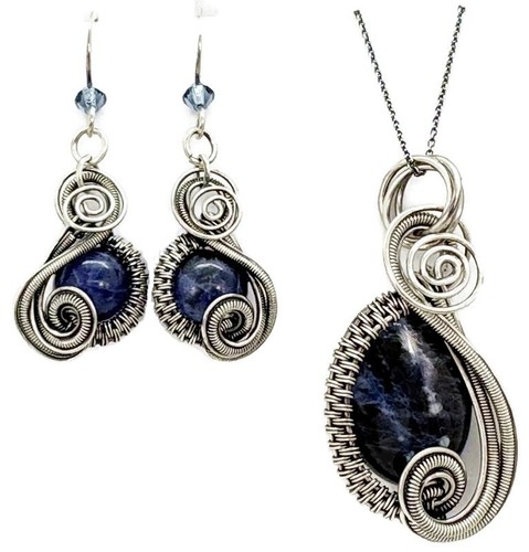Set collana orecchini - set, e